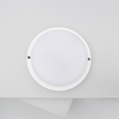 Product van Plafondlamp LED 15W Rond Outdoor  Ø140 mm IP65 Hublot White