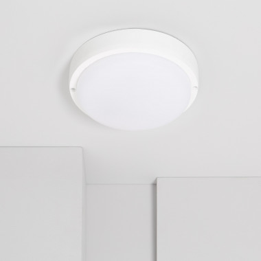 Plafonnier LED Extérieur Rond 25W Hublot White IP65 Ø175 mm