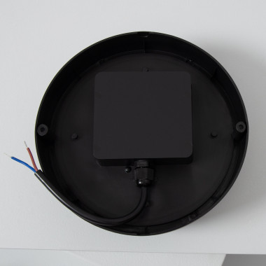 Produit de Plafonnier LED Extérieur Rond 25W Hublot Black IP65 Ø175 mm