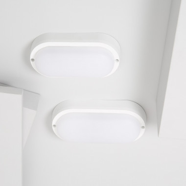 Plafonnier LED Extérieur Rond 24W Hublot White IP65 Ø285 mm avec Éclairage  de Sécurité Non Permanent - Ledkia