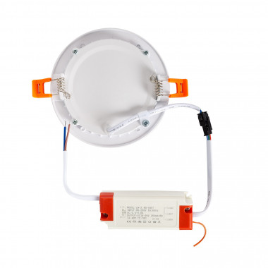 Produit de Dalle LED Ronde 6W SwitchCCT Sélectionnable Coupe Ø 110mm Dimmable Compatible avec Télécommande RF V.2