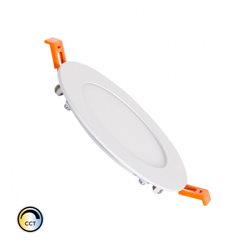 Product of 6W Round LED Ceiling Panel CCT Selectable Switch Ø155 mm Cut-Out Dimming Compatible with RF Controller V2 