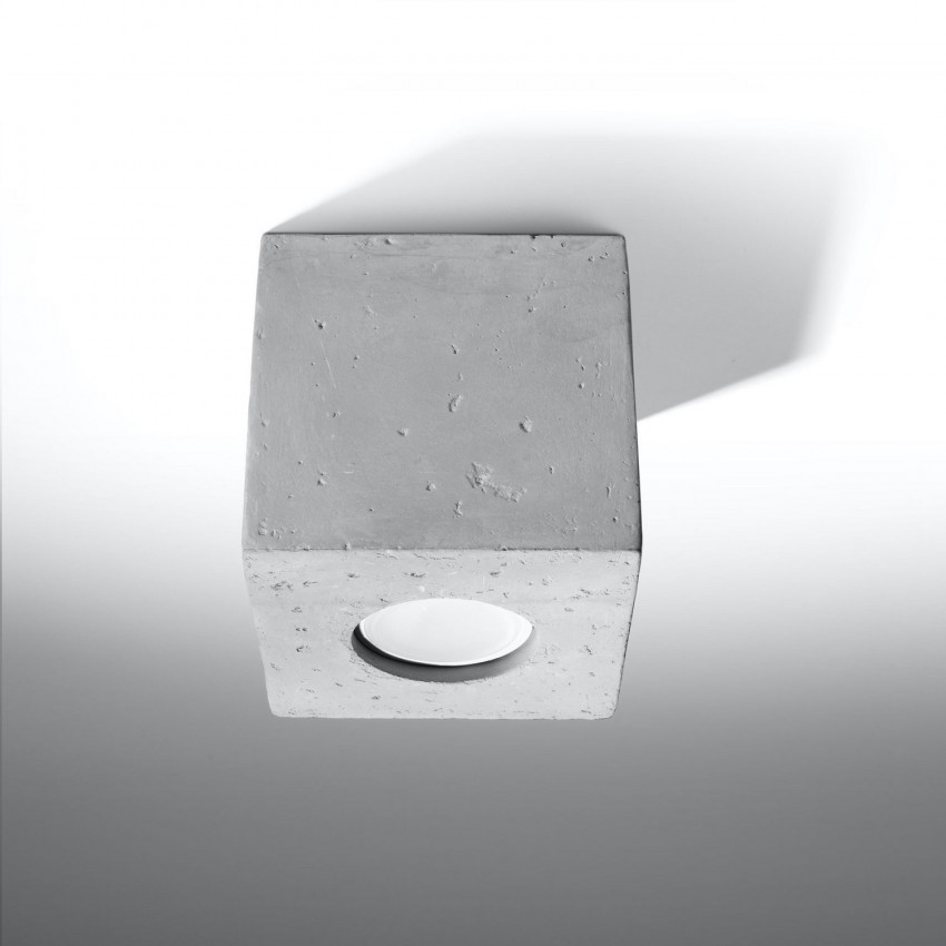 Product of Quad Cement Ceiling Lamp SOLLUX