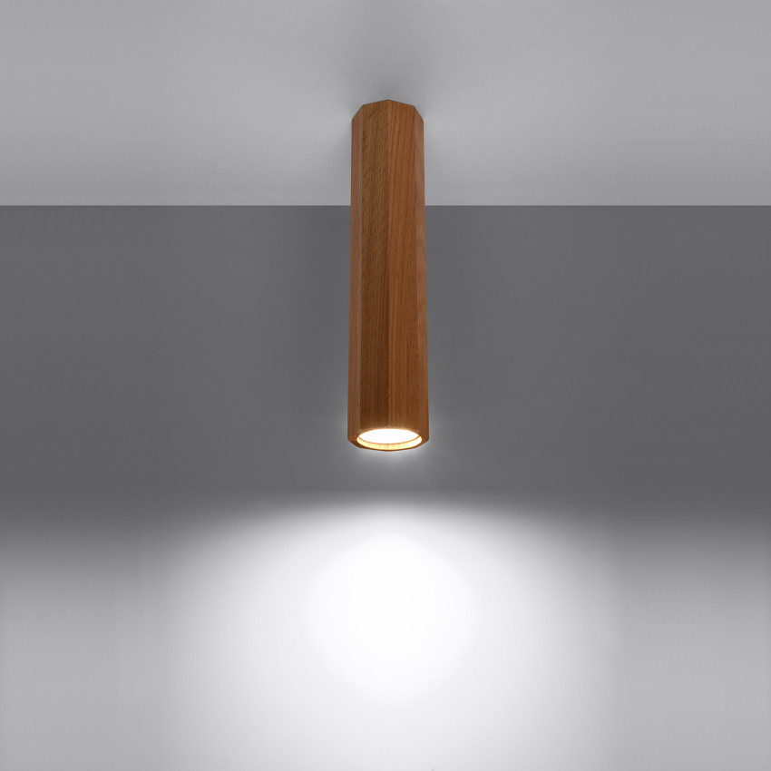 Product of Zeke 30 Wooden Ceiling Lamp SOLLUX