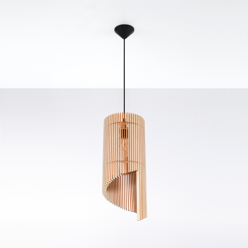 Product of Alexia Wooden Pendant Lamp SOLLUX