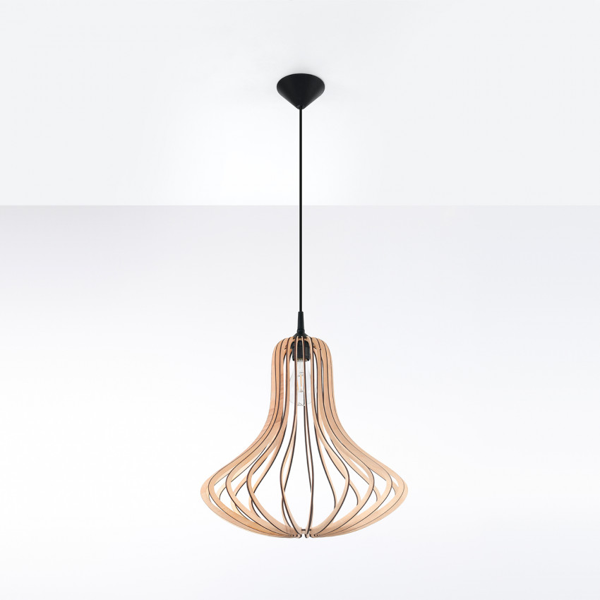 Product of Elza Wooden Pendant Lamp SOLLUX