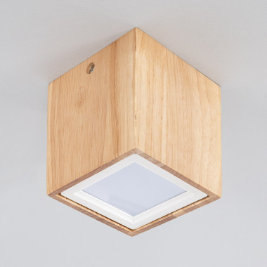 Applique da Soffitto LED 6W Legno Sigurd - Ledkia