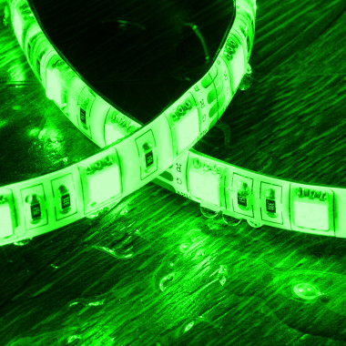 Product of 2m 24V DC 60LED/m RGB LED Strip IP65 10mm Wide Cut at every 10cm 