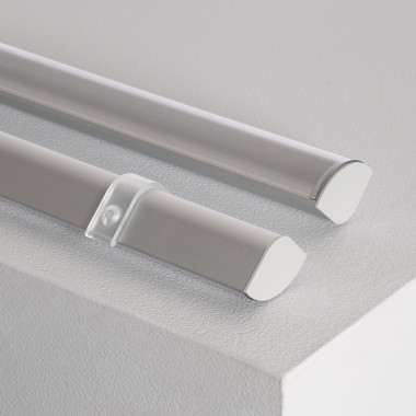 Produit de Profilé Aluminium pour Angle avec Capot Continu pour Ruban LED jusqu'à 20mm
