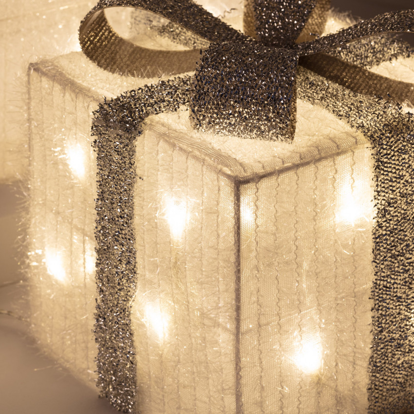 Produkt od Balení 3 Vánočních dárkových krabic LED Ribbon