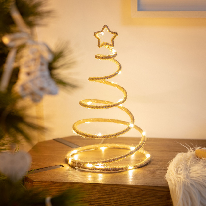 Prodotto da Albero di Natale LED Corda a Pile Spiraly