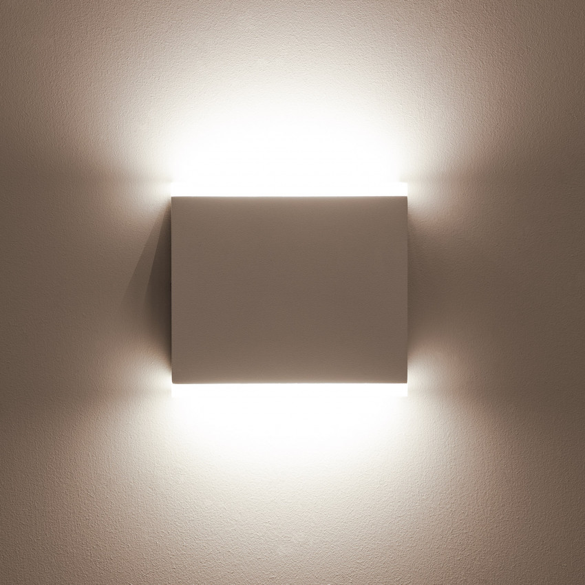 Product van Wandlamp Outdoor  LED 6W Dubbelzijdig Verlichting Vierkant Wit Orus