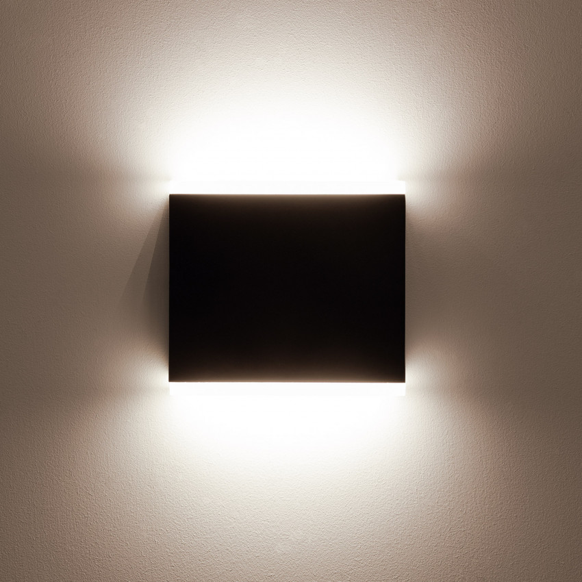 Produkt von LED-Wandleuchte 6W Aussen Doppelseitige Beleuchtung Quadratisch Schwarz Orus