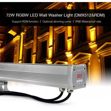 Product van Wall Washer LED RGBW DMX 72W IP66 1000mm MiBoxer