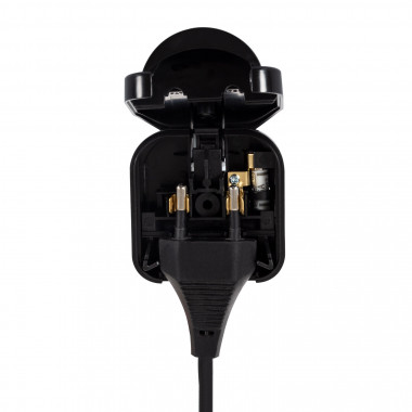 Product of Plug Adapter Type E Wide Head with Straight Cable to Plug Type G (UK)