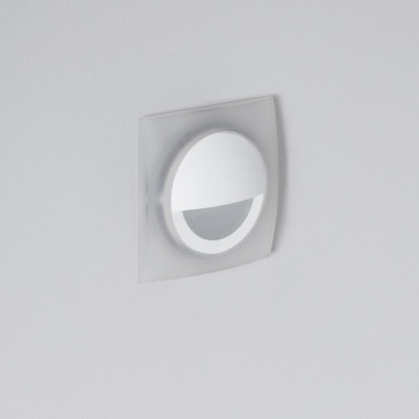 Oprawa Ścienna LED 3W Aluminiowy Kwadratowy Occulare Biały