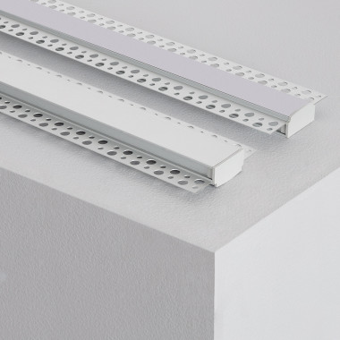 Product of Integrated Plaster/Plasterboard Aluminium Profile for Double LED Strips up to 20 mm 