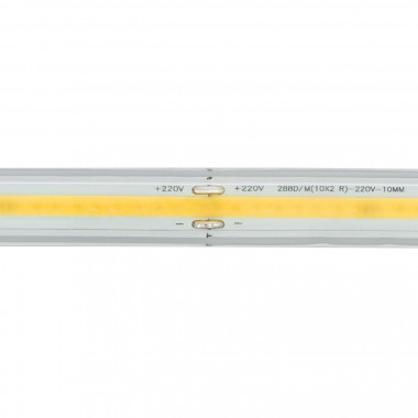 Ruban LED COB Dimmable 220V AC 320LED/m Blanc Neutre IP65 sur Mesure  Largeur 14mm Coupe tous les 50cm