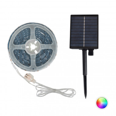 Produkt od Venkovní Solární LED Pásek RGB 3V DC 30LED/m 5m  IP65 šířka 8mm Stříh každé 3 cm