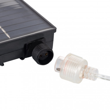 Product van LED Strip Outdoor Solar RGB  3V DC 30LED/m 5m IP65 Breedte 8mm 