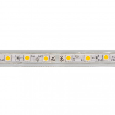 Product van LED Strip Smart Wifi 220V AC 60 LED/m Helder Wit IP65 op maat Knipbaar om de 100cm en 14 mm Breed