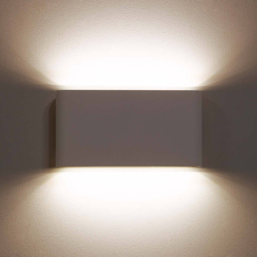 Produkt von LED-Wandleuchte 10W Aussen Doppelseitige Beleuchtung Rechteckig Weiss Einar