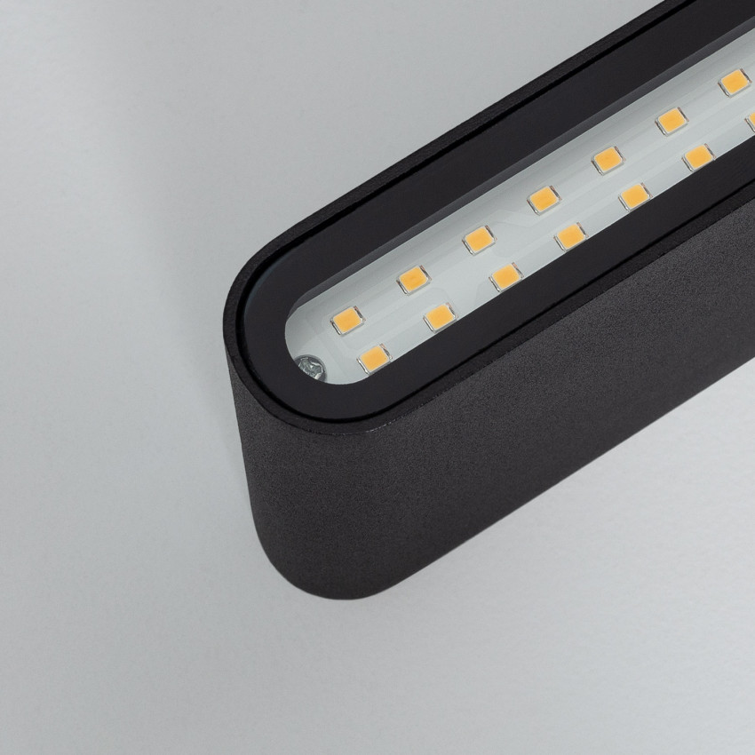 Produkt von LED-Wandleuchte 10W Aussen Doppelseitige Beleuchtung Rechteckig Schwarz Einar