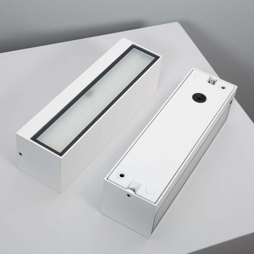Product of 10W Lena Outdoor Rectangular White LED Wall Light with Double Sided Illumination