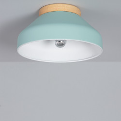 Hakon Aluminium and Wood Ceiling Lamp Ø300 mm