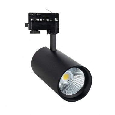 Produit de Spot LED New d'Angelo 40W Noir CRI90 LIFUD pour Rail Triphasé (3 Allumages) 