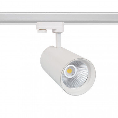 Spot LED New d'Angelo 30W Blanc CRI90 LIFUD pour Rail Triphasé (3 Allumages)
