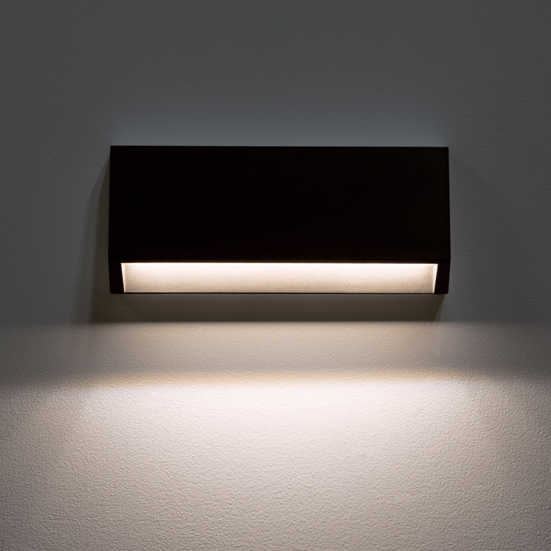 Product of 3W Valeta Rectangular Surface Outdoor LED Wall Light in Anthracite 