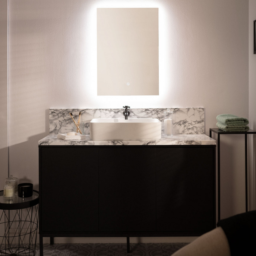 Product of Small Mason Tactile Bathroom LED Mirror 68x48 cm