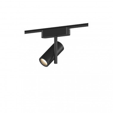 Spot LED Double 8W Cuarzo CRI90 Noir pour Rail Magnétique Monophasé Super Slim 25mm 48V
