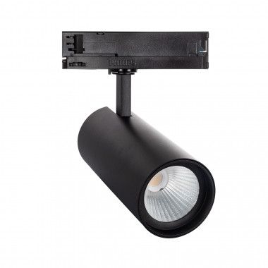 Produit de Spot LED New d'Angelo 30W Noir CRI90 PHILIPS Xitanium pour Rail Triphasé (3 Allumages)