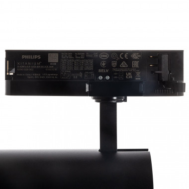 Product van Spotlight New d'Angelo Zwart 40W CCT LIFUD LED voor Driefasige Rail