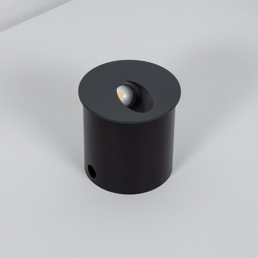 Produkt od Venkovní Zápustné LED Svítidlo 3W Boiler Kruhové v Šedé