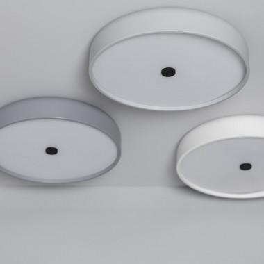 Plafoniera LED 30W Metallo Ø450 mm CCT Selezionabile Eyelight
