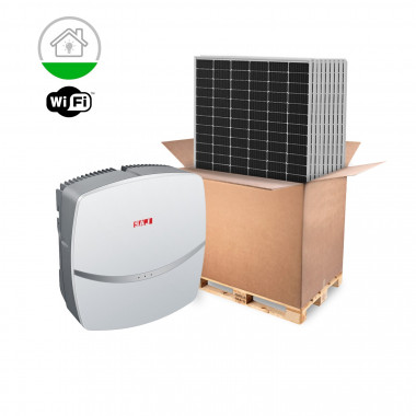 Kit Solare Autoconsumo SAJ Residenziale Monofase 7-8 kW Pannelli RISEN