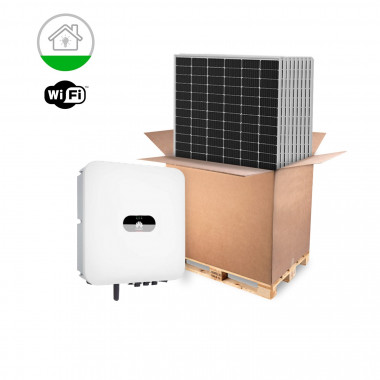Produkt von Solar Kit Hybrid HUAWEI Private Haushalte kompatibel mit Batterie LG Einphasig 3-5 kW Panel RISEN