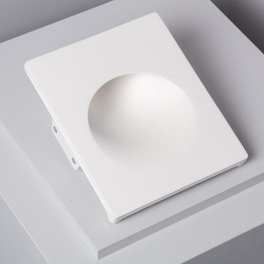 Applique Murale Intégration Plâtre/Pladur pour Ampoule LED GU10/GU5.3 Coupe 253x213 mm