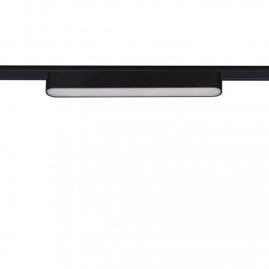 Spot Linéaire LED 12W CRI90 Noir 222mm pour Rail Magnétique Monophasé Extra-Plat 25mm 48V