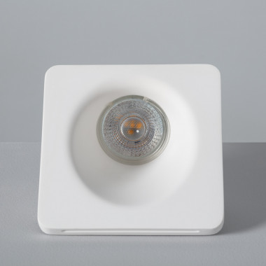 Product van Inbouw Ring Downlight Pleisterwerk/Pladur integratie  Accent LED Lamp  GU10 / GU5.3  Zaagmaat 123x123 mm 