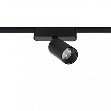 Foco Carril LED Magnético Monofásico 25mm Super Slim 12W 48V CRI90 Negro (UGR16)