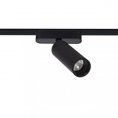 Foco Carril LED Magnético Monofásico 25mm Super Slim 15W 48V CRI90 Negro (UGR16)