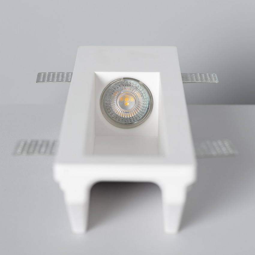 Prodotto da Applique da Parete Integrazione Cartongesso per Lampadina LED GU10 / GU5.3 Foro 353x103 mm