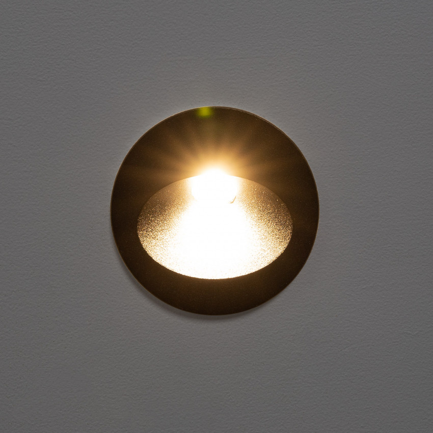 Produkt od Venkovní Zápustné LED Svítidlo 3W Coney Kruhové v Černé
