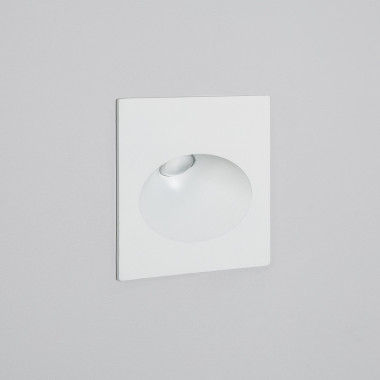 Venkovní Zápustné LED Svítidlo 3W Coney Čtvercové v Bílé