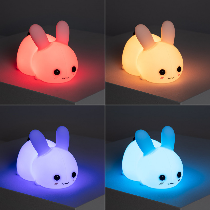 Produkt von LED-Nachtlicht Hase RGB Silikon