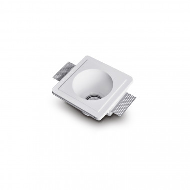 Collerette Downlight Intégration Plâtre/Pladur pour Ampoule LED GU10/GU5.3 Coupe 153x153 mm UGR17